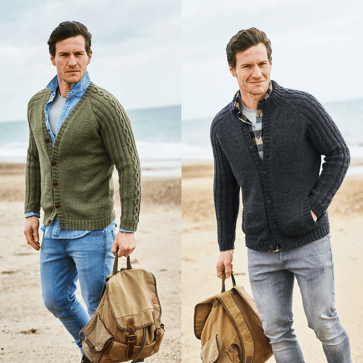 Stylecraft Highland Heathers DK Cardigan Pattern 9866