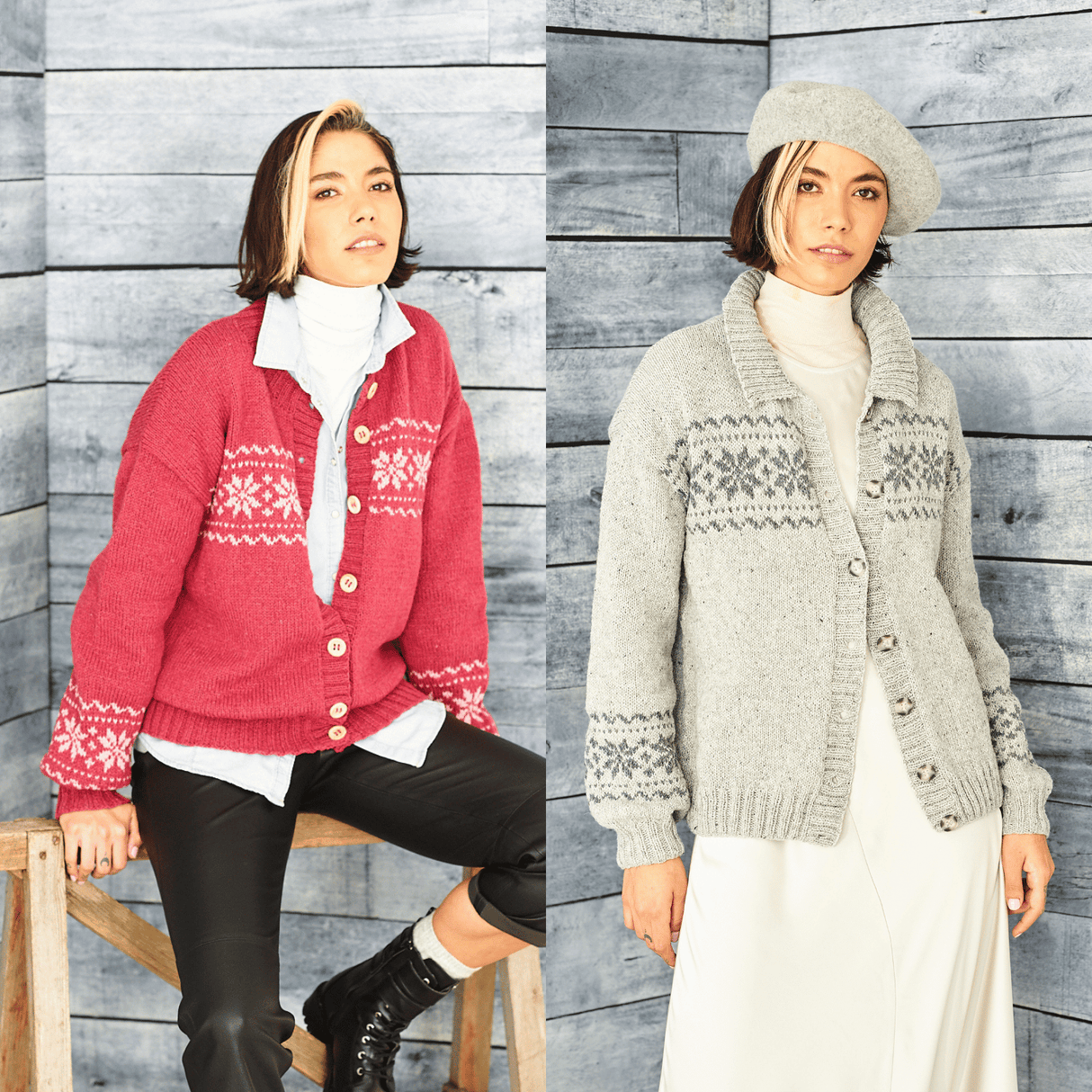 Stylecraft ReCreate DK Cardigan Pattern 9858