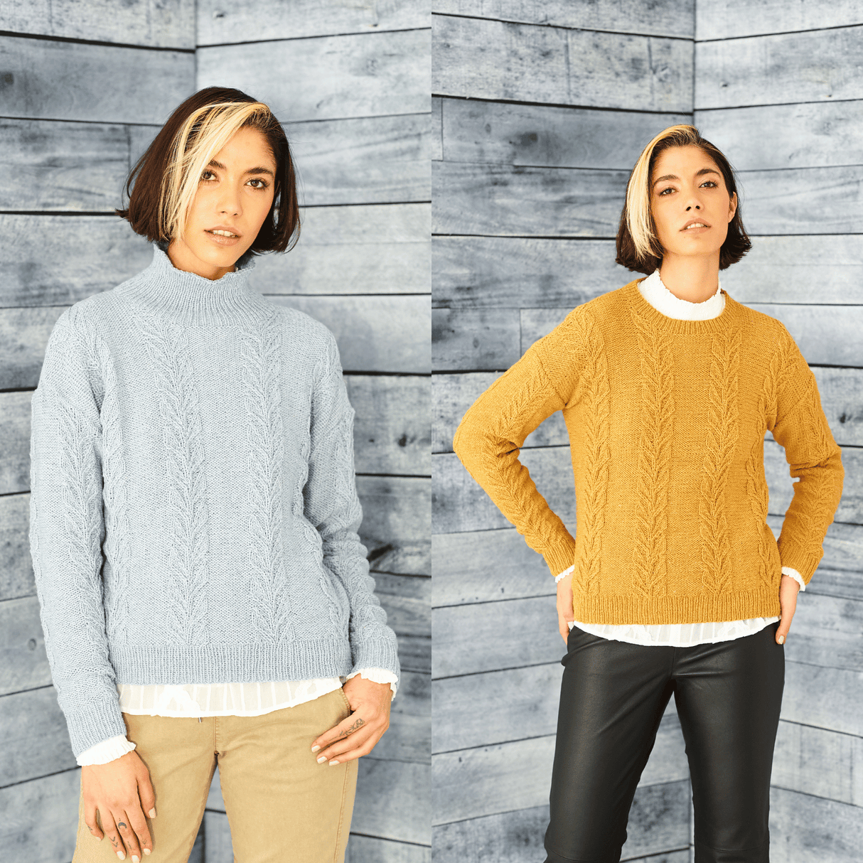 Stylecraft ReCreate DK Sweater Pattern 9859
