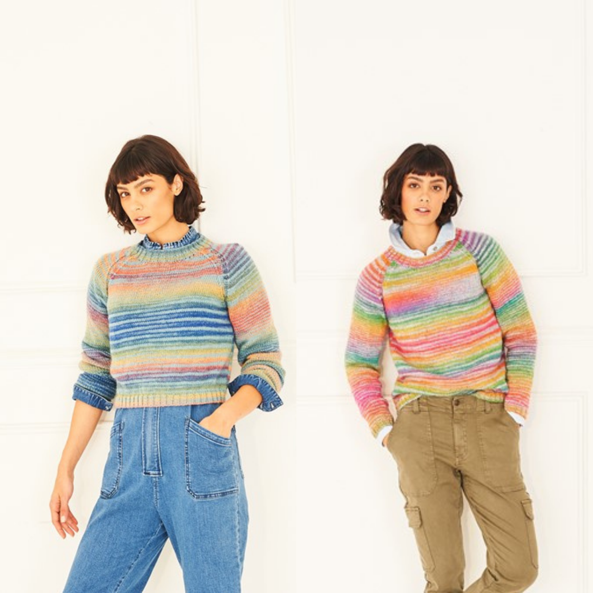 Stylecraft Knit Me, Crochet Me DK Sweaters Pattern 10039