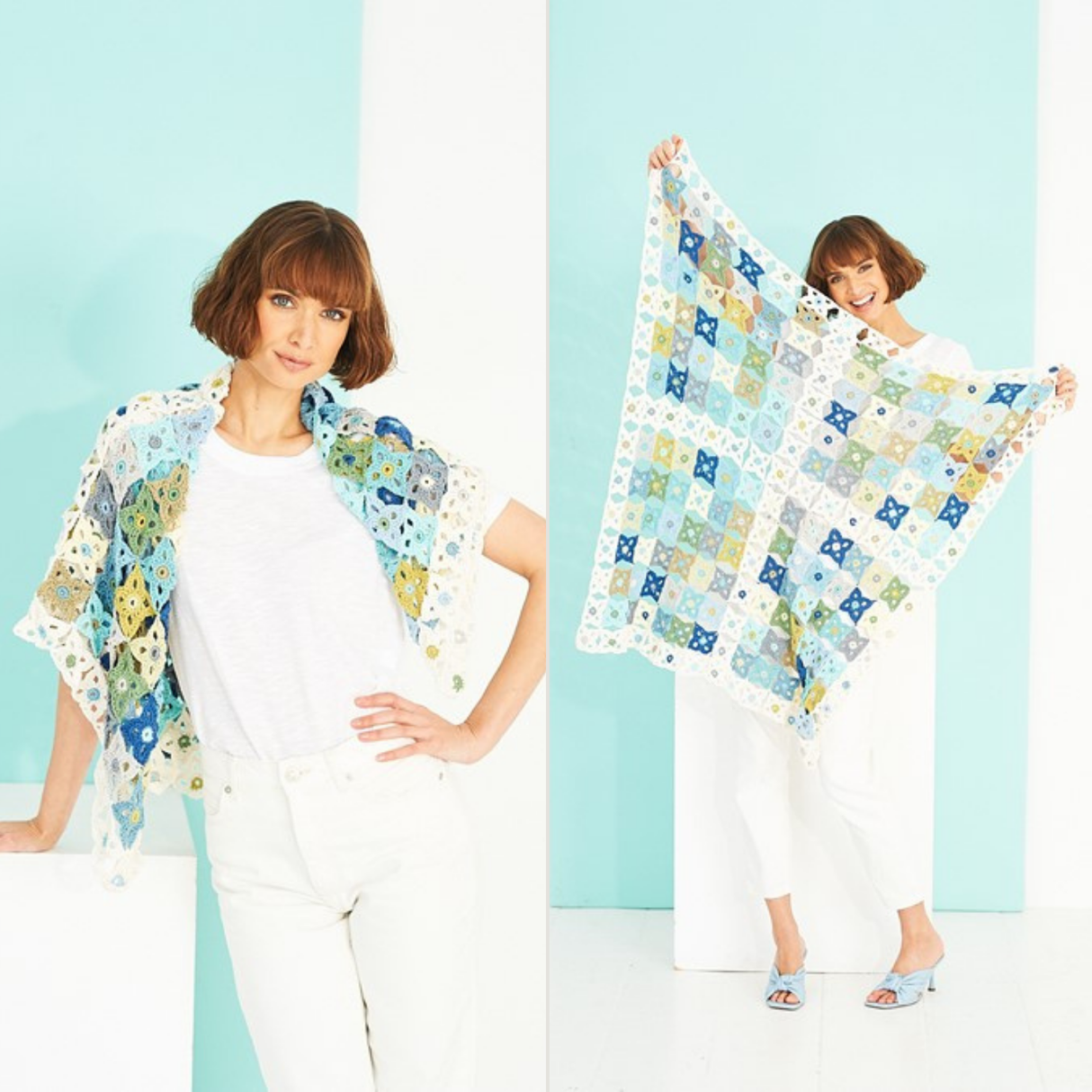 Stylecraft Naturals Bamboo Cotton DK Blanket Pattern 9918