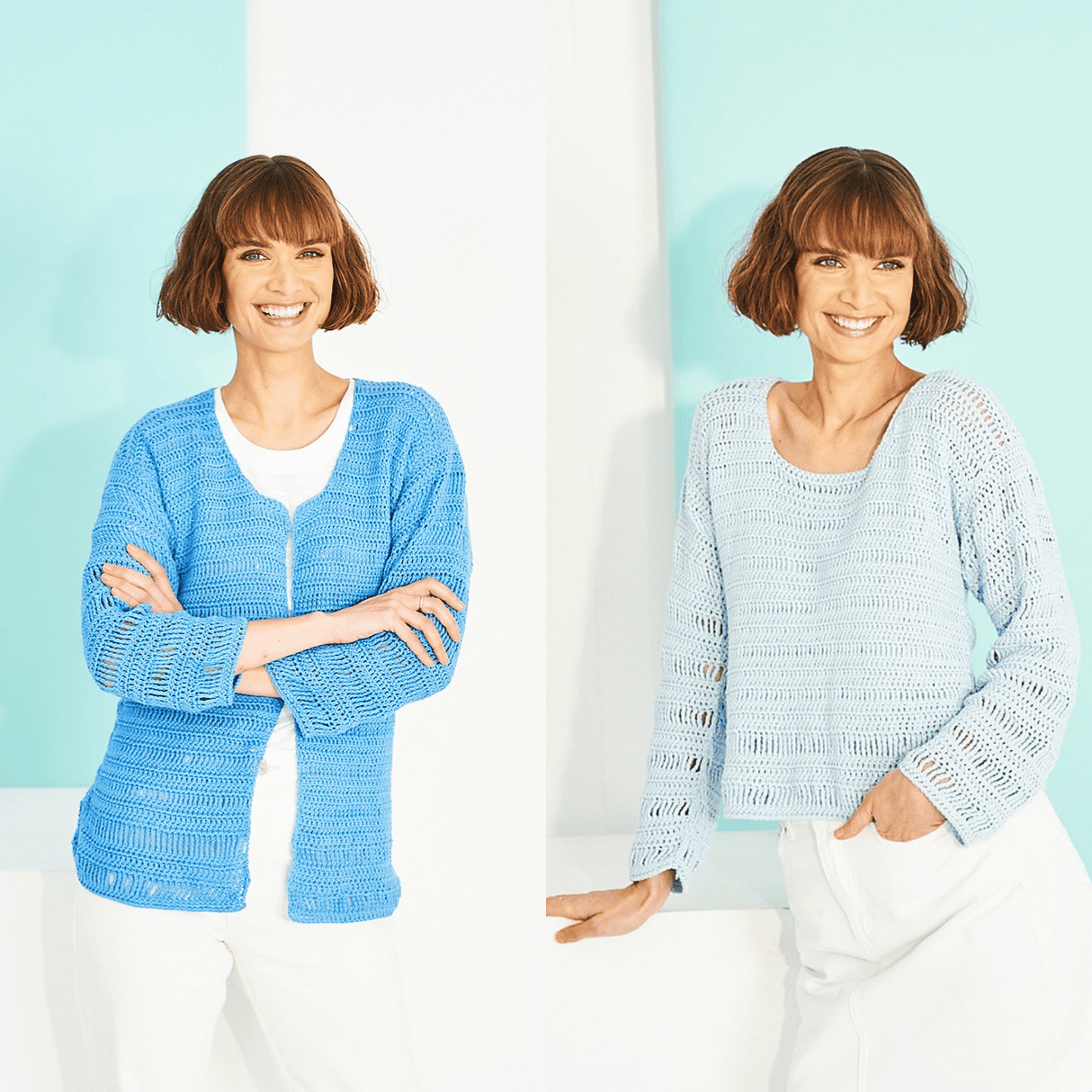 Stylecraft Naturals Organic Cotton Cardigan & Jumper Pattern 9915