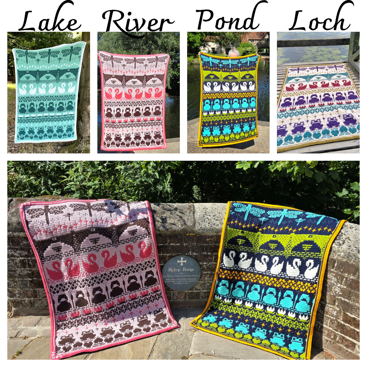 Waterside Blanket by Rosina Plane 2025 - Crochet Along