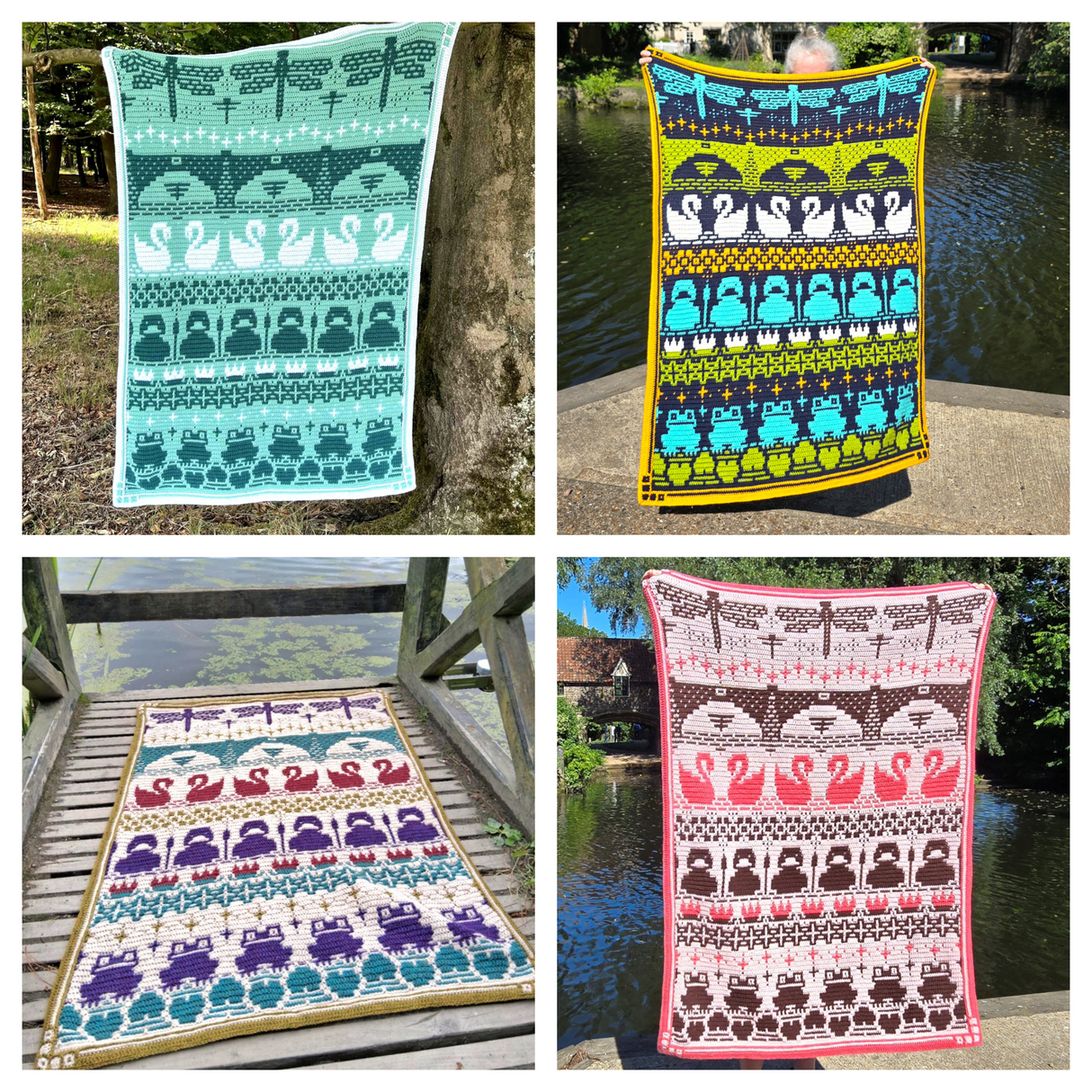 Waterside Blanket by Rosina Plane 2025 - Crochet Along