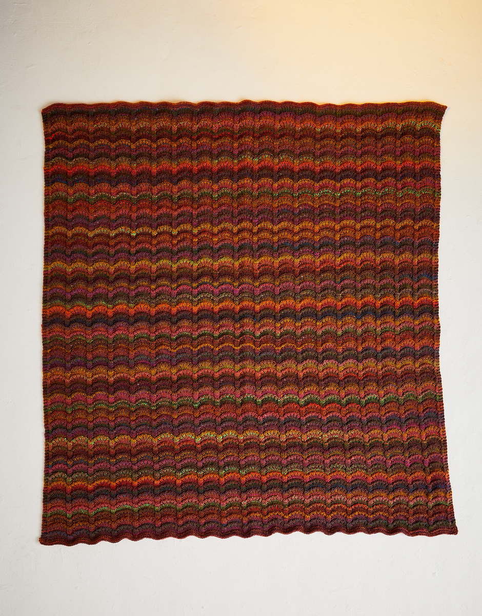 Sirdar Jewelspun Aran Blanket Pattern 10723