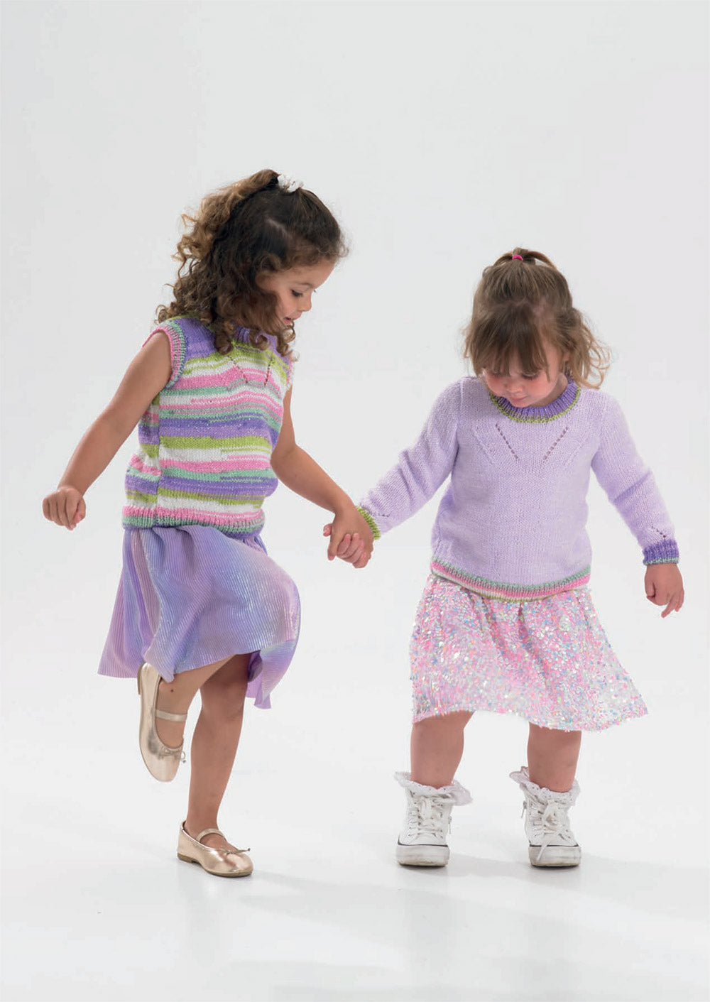 James C. Brett Twinkle DK Sweater and Slipover Pattern JB982