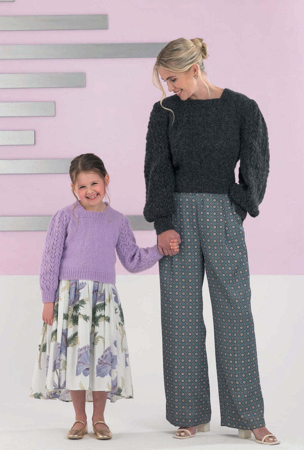 James C. Brett Elegance DK Sweater Pattern JB991