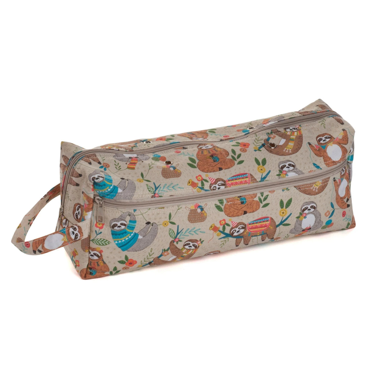 Hobbygift Sloth Yarn Bag with Pocket