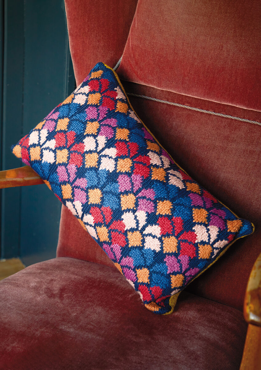Rowan Soft Yak DK Vesla Cushion Cover Pattern By Arne & Carlos