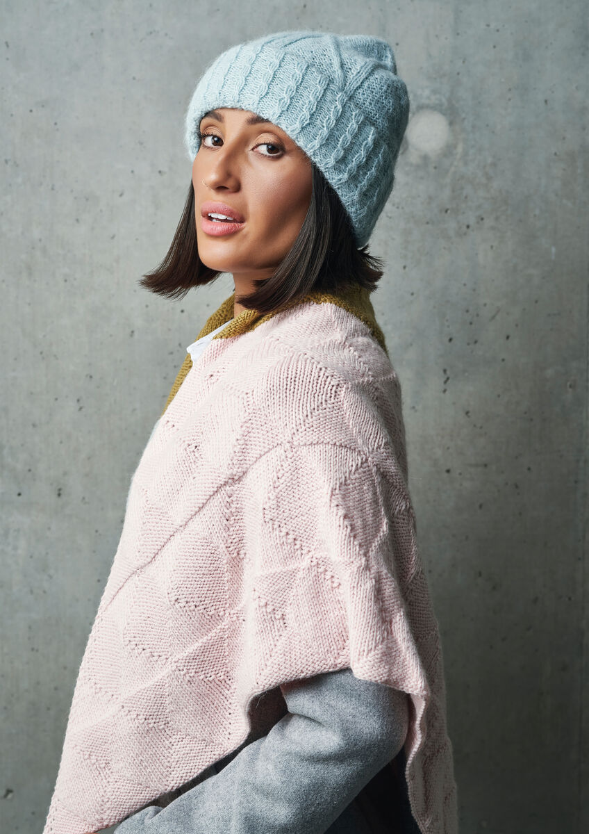 Rowan Alpaca Classic DK Shoreditch Hat Pattern By Georgia Farrell