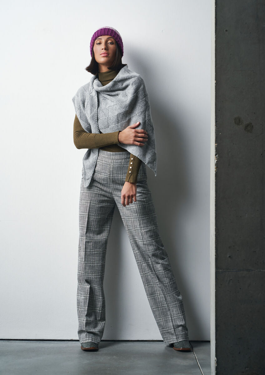 Rowan Alpaca Soft DK EC3 Shawl Pattern By Georgia Farrell