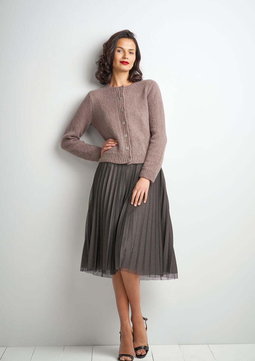 Rowan Patina DK Enchant Cardigan Pattern By Martin Storey