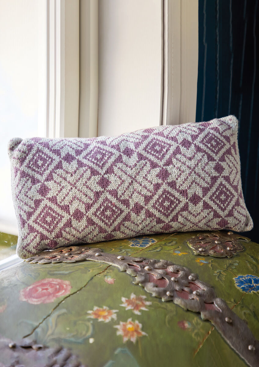 Rowan Soft Yak DK Truls Cushion Cover Pattern By Arne & Carlos