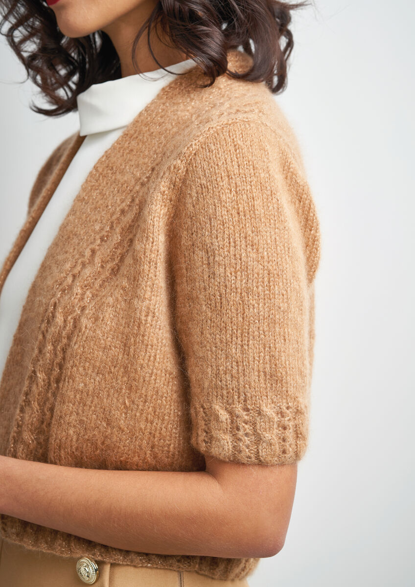 Rowan Patina DK Glitter Cardigan Pattern By Martin Storey