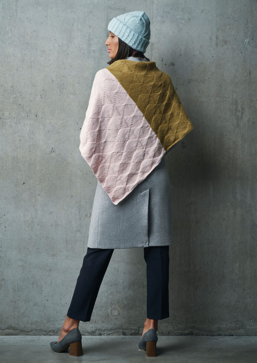 Rowan Alpaca Soft DK EC3 Shawl Pattern By Georgia Farrell