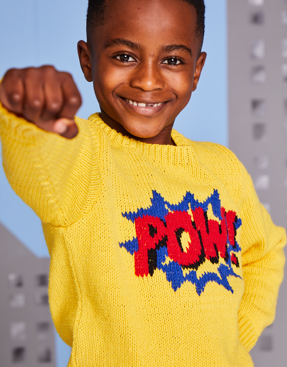 Sirdar Replay DK Superhero Pow Sweater Pattern 2618