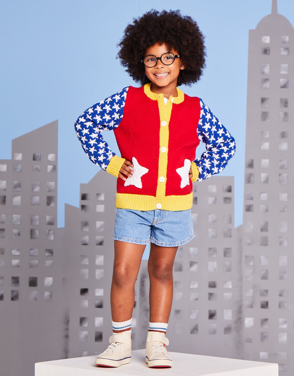 Sirdar Replay DK Super Star Cardigan Pattern 2617