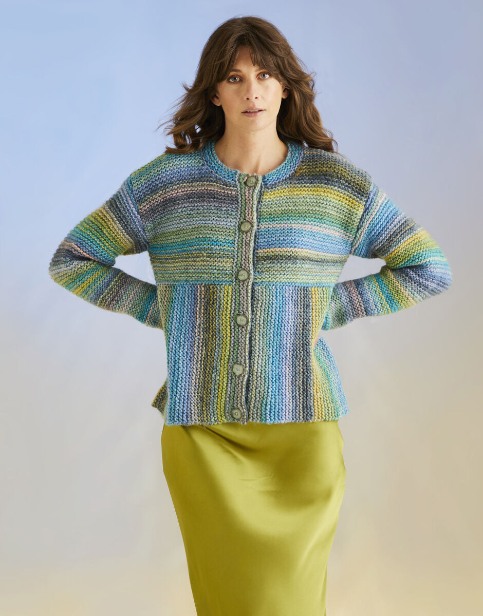 Sirdar Jewelspun Chunky Cardigan Pattern 10704