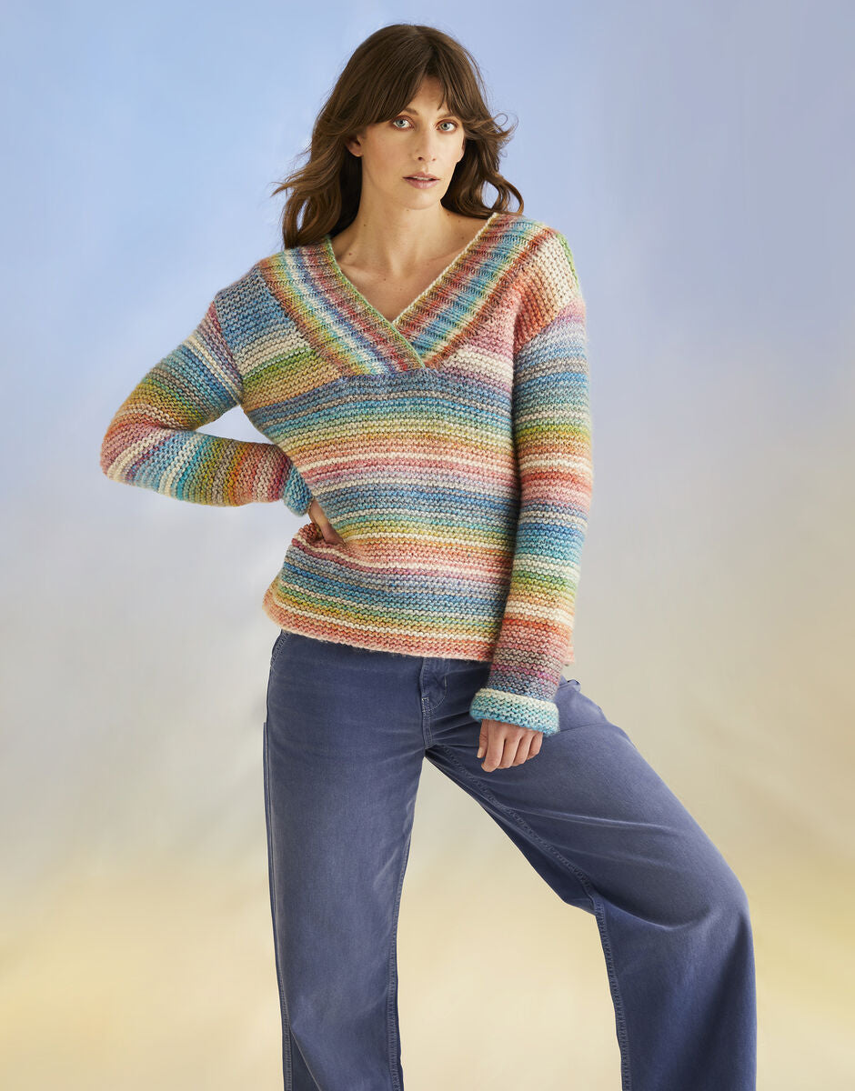 Sirdar Jewelspun Chunky Sweater Pattern 10701
