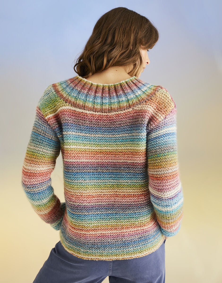 Sirdar Jewelspun Chunky Sweater Pattern 10701