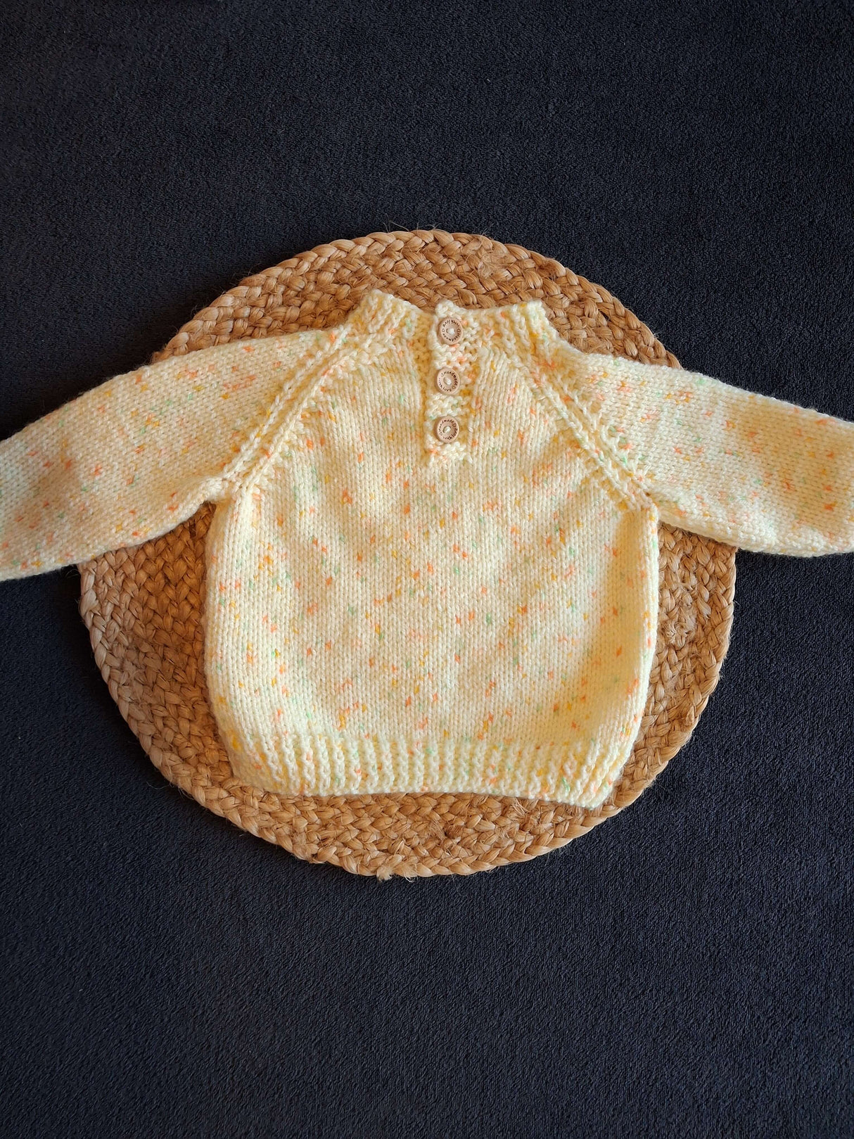 Woolcraft Babycare Prints DK Bobble Sweater Pattern WC3012