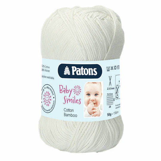 Patons Baby Smiles Cotton Bamboo 4 Ply 50g
