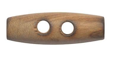 Set of 4 Wooden Duffle Buttons 35mm