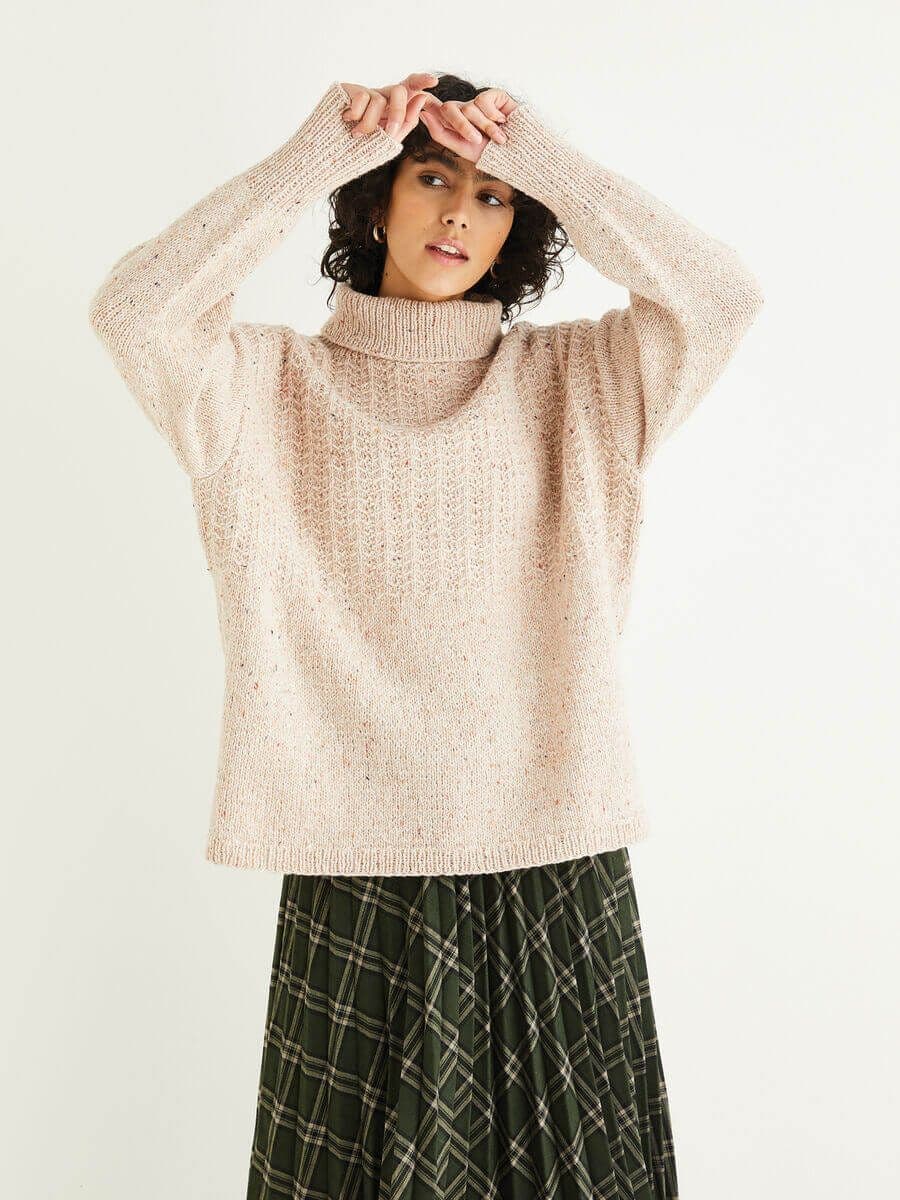 Sirdar Haworth Tweed DK Sweater Pattern 10299