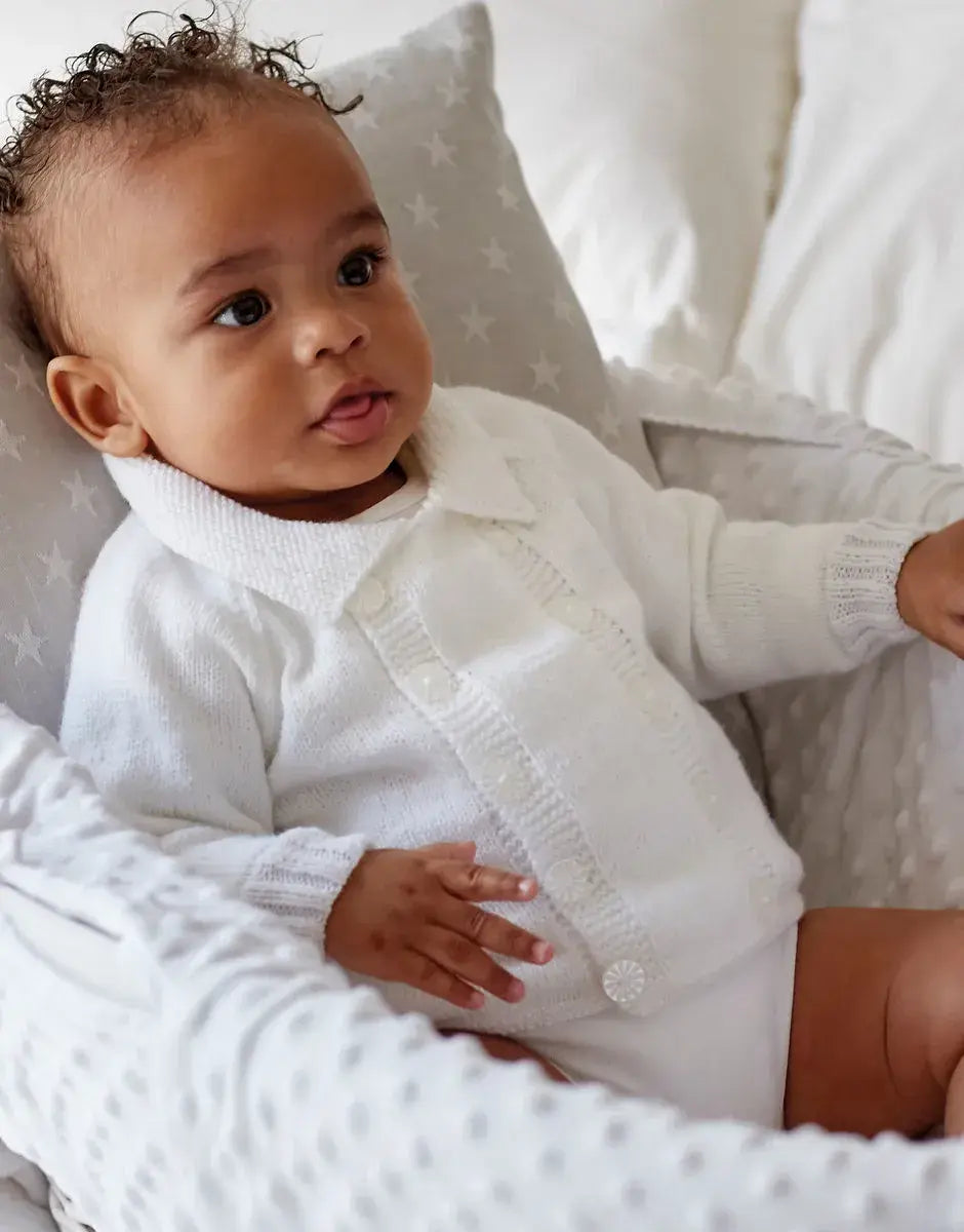 Sirdar Snuggly 2/3/4 Ply Knitting Cardigan, Mitts, Booties, Baby Whites Book 528