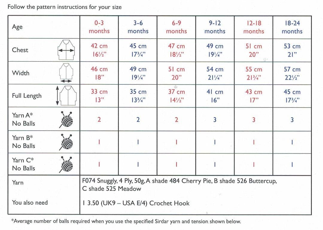Sirdar Snuggly 4 Ply Lazy Daisy Dress Pattern 5512