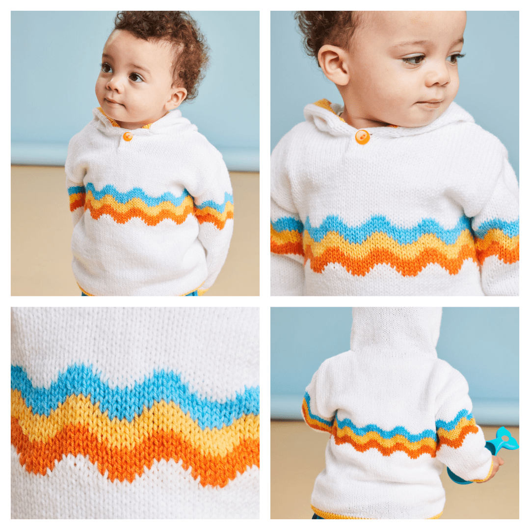 Sirdar Snuggly DK Hoodie Pattern 5504