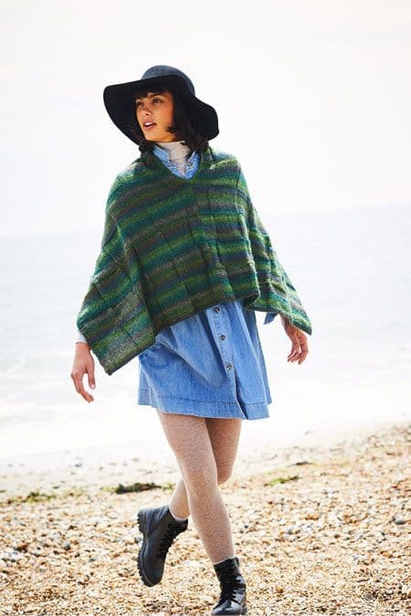 Stylecraft Charm Lace Weight Cape, Shawl & Poncho Pattern 9879