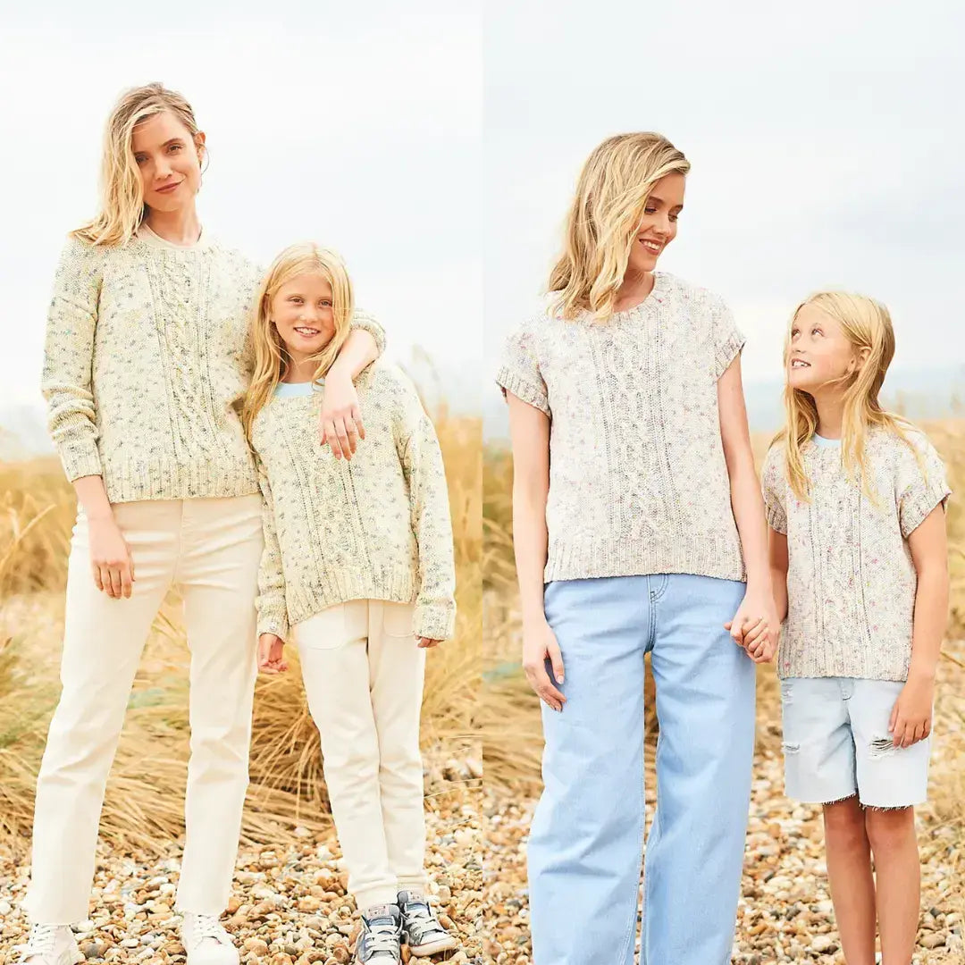 Stylecraft Love You Aran Sweater Pattern 9973