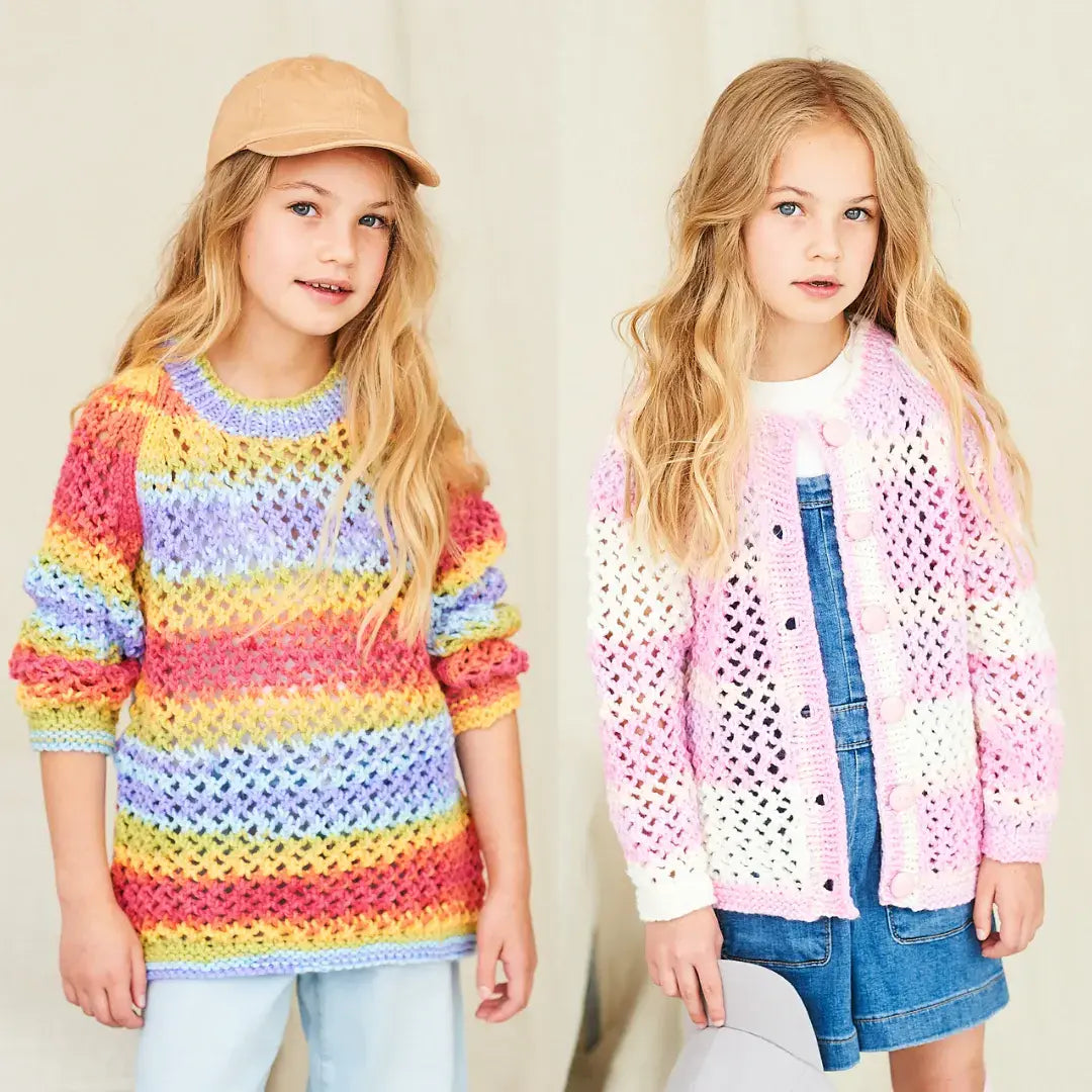 Stylecraft Merry Go Round Chunky Sweater & Cardigan Pattern 10047