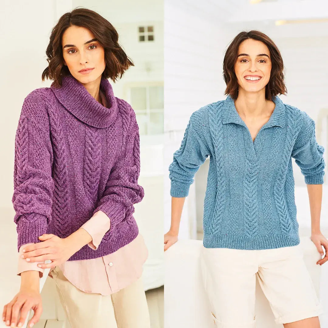 Stylecraft Recreate DK Sweater Pattern 10058