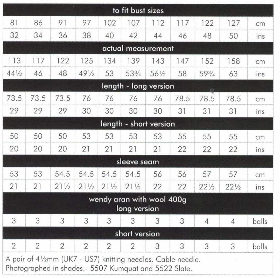 Wendy with Wool Aran Coat Pattern 6160