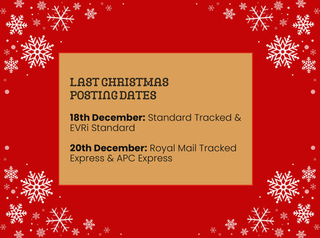 Christmas Last Posting & Closures Dates