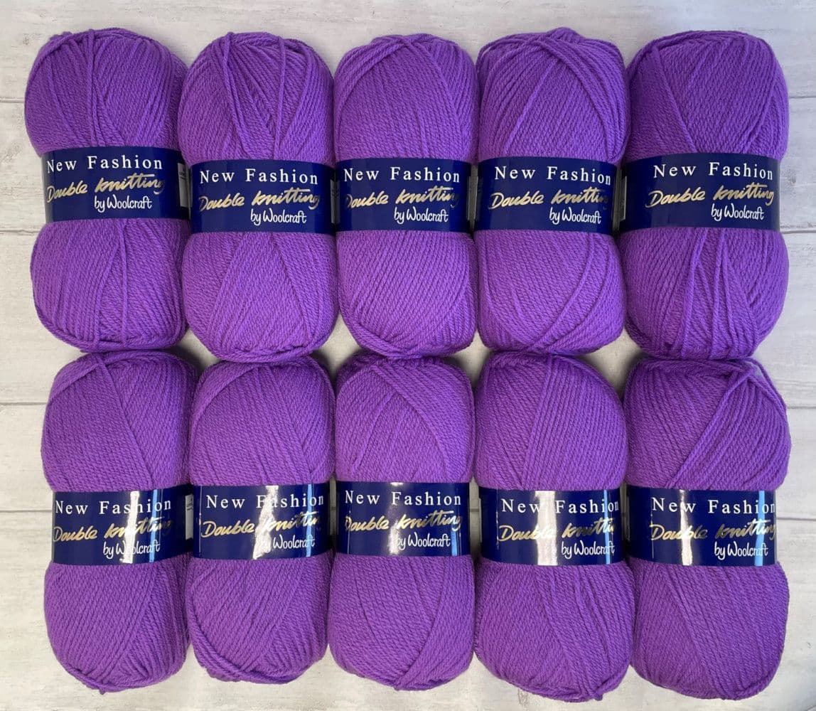 10 x 100g Woolcraft New Fashion DK