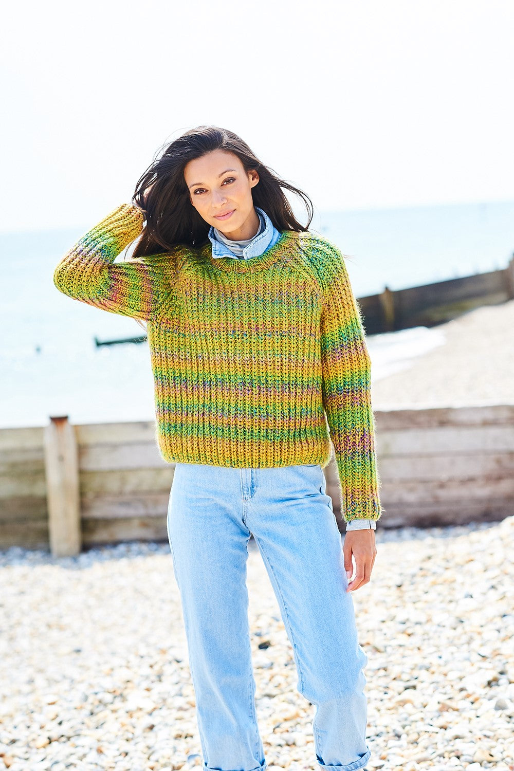 Stylecraft That Colour Vibe Sweater & Cardigan Pattern 10021