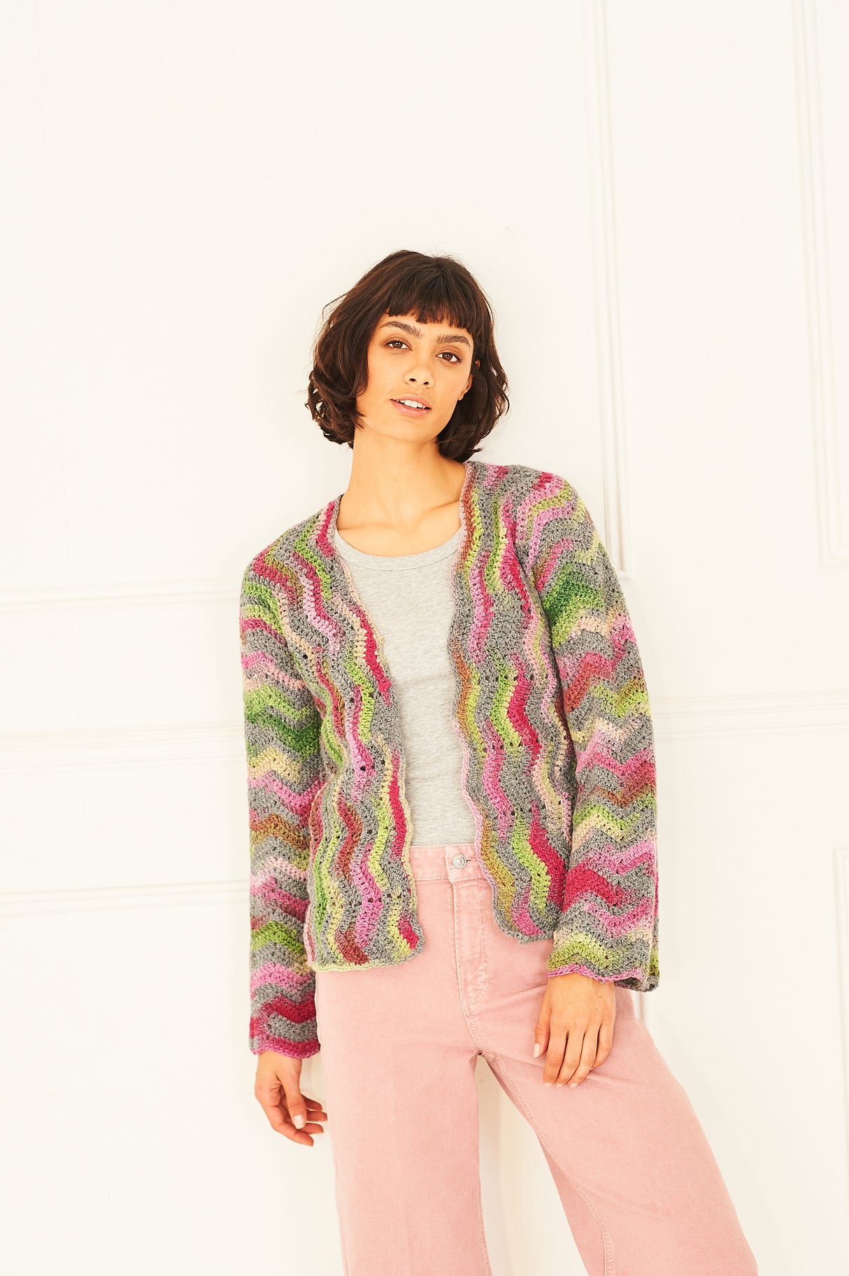 Stylecraft Knit Me, Crochet Me DK Cardigans Pattern 10040