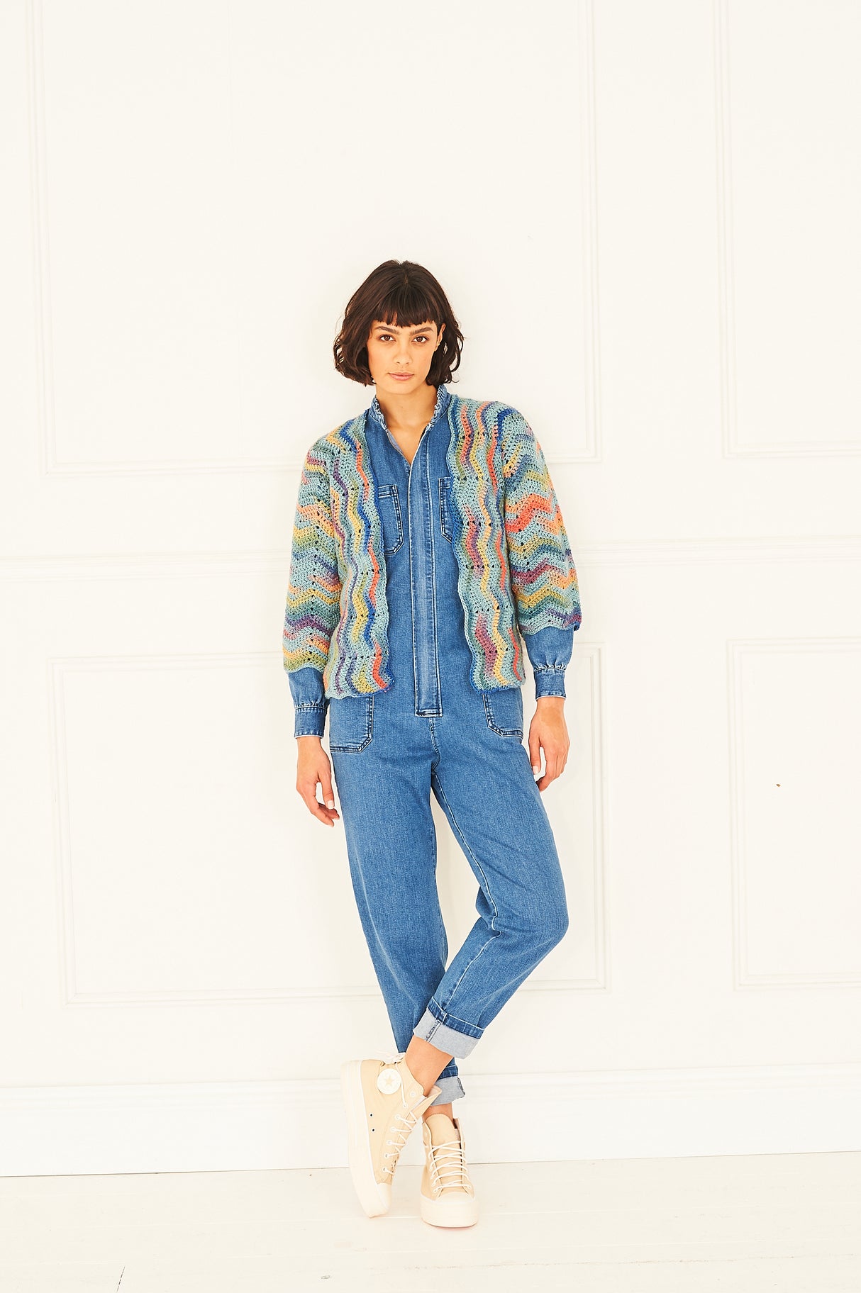 Stylecraft Knit Me, Crochet Me DK Cardigans Pattern 10040