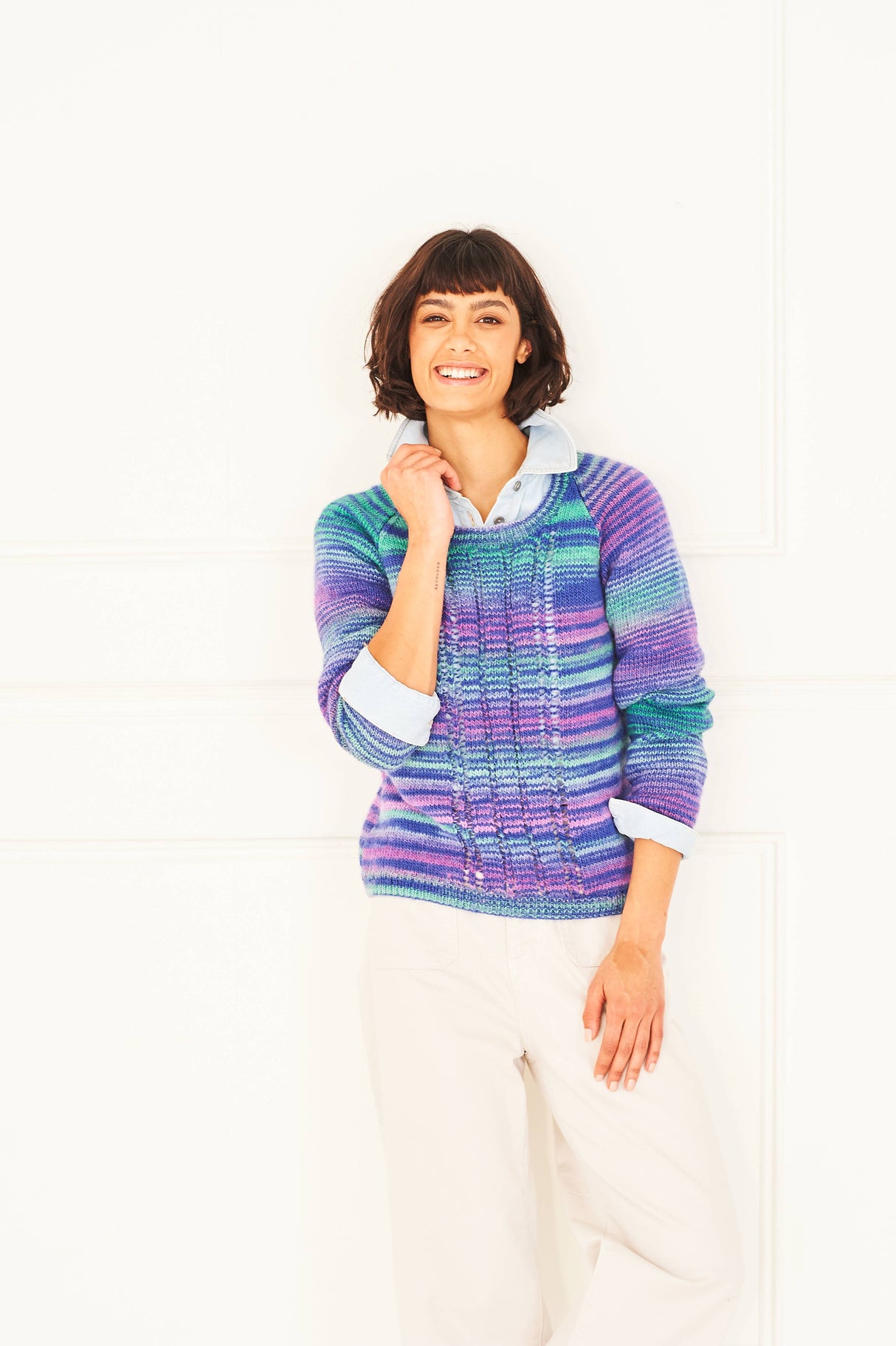 Stylecraft Knit Me, Crochet Me DK Sweater & Cardigan Pattern 10041