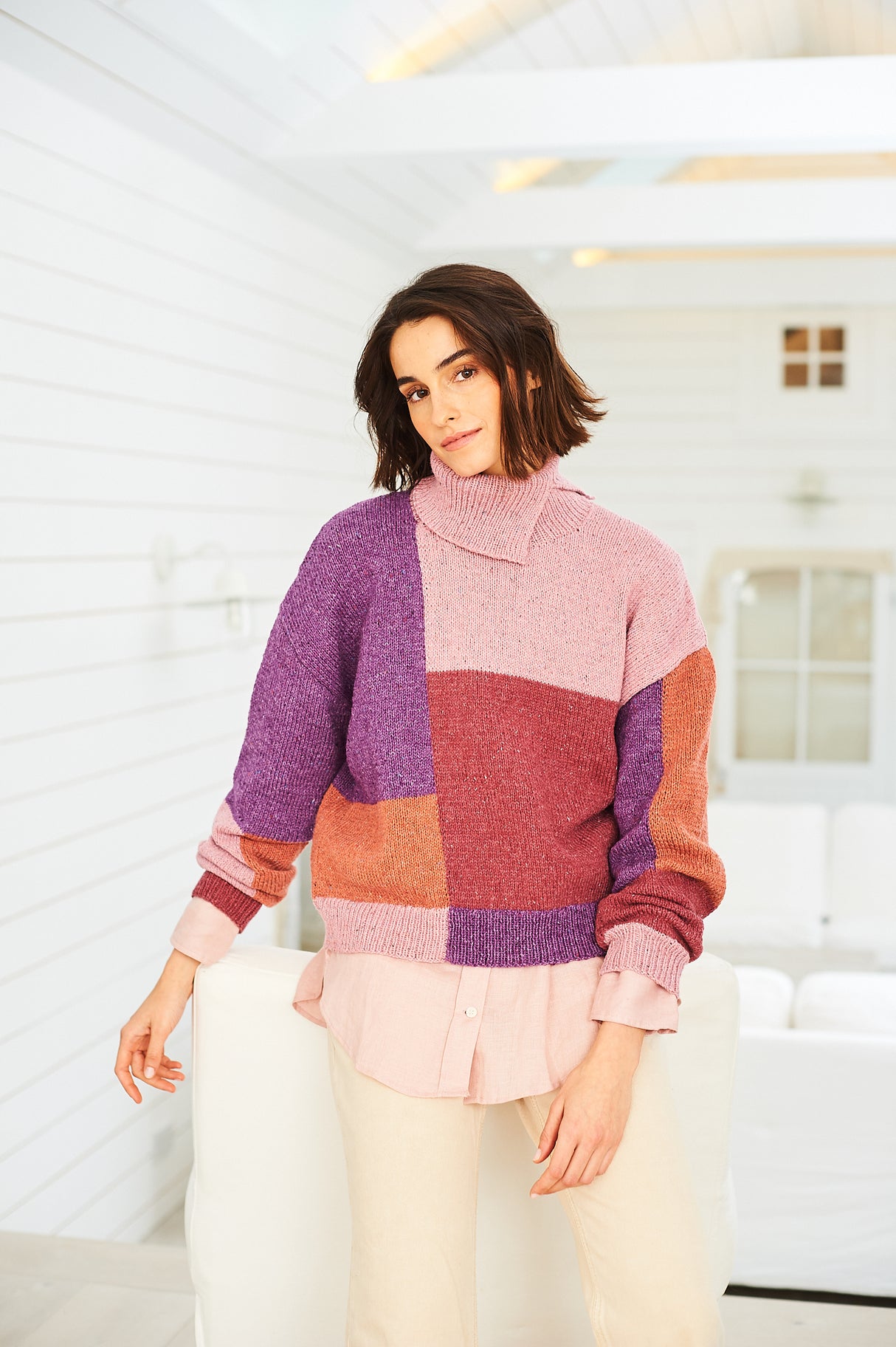 Stylecraft Recreate DK Sweater Pattern 10060