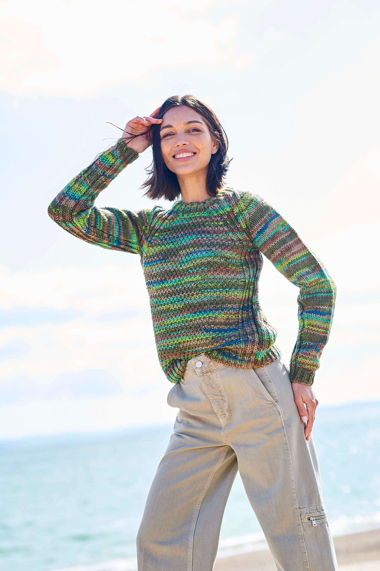 Stylecraft For the Love of Stripes Chunky Sweaters Pattern 10095