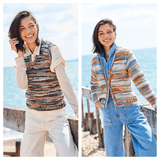 Stylecraft For the Love of Stripes Chunky Cardigan & Tank Top Pattern 10097