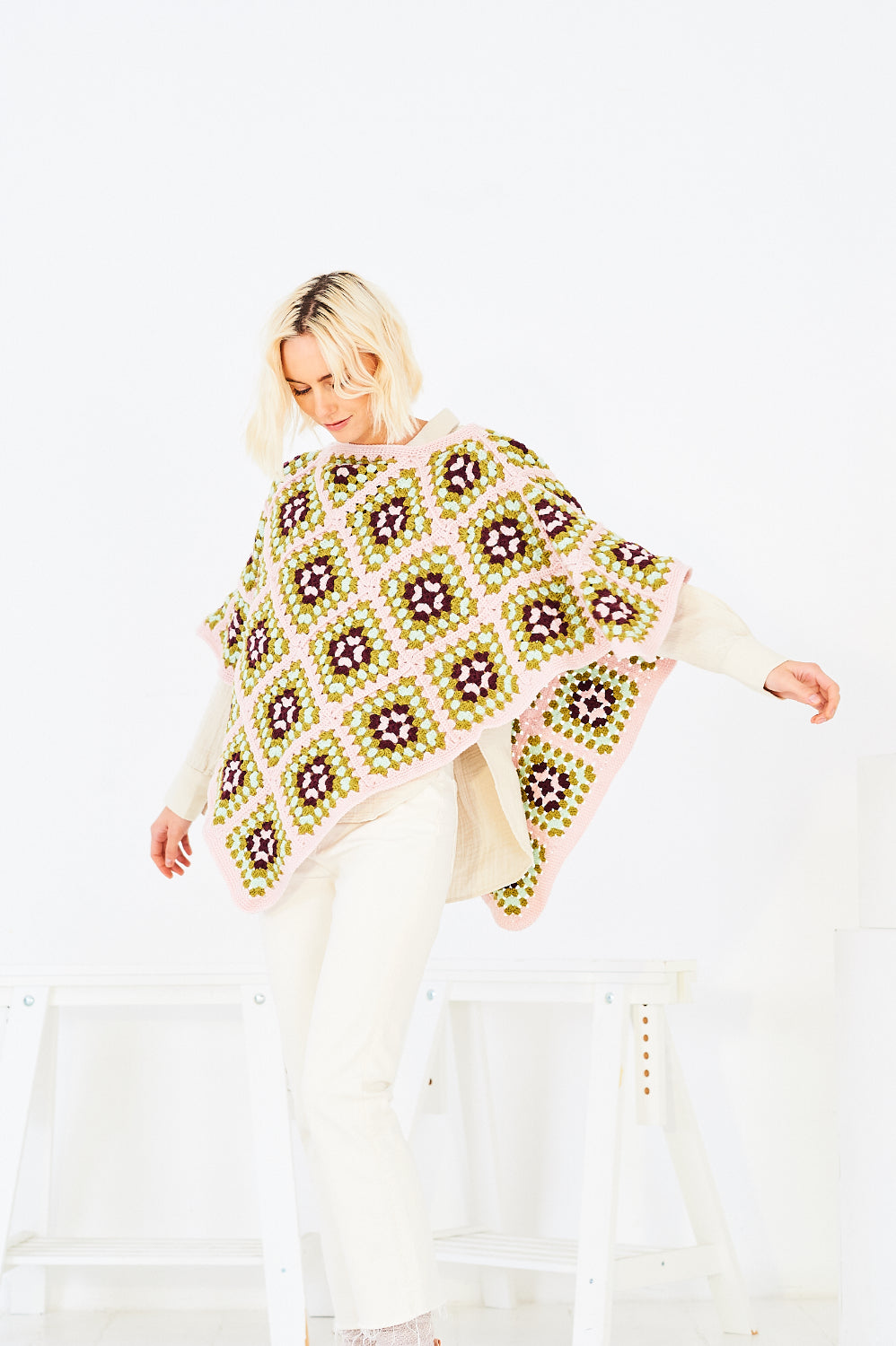 Stylecraft Special DK Ponchos Pattern 10140