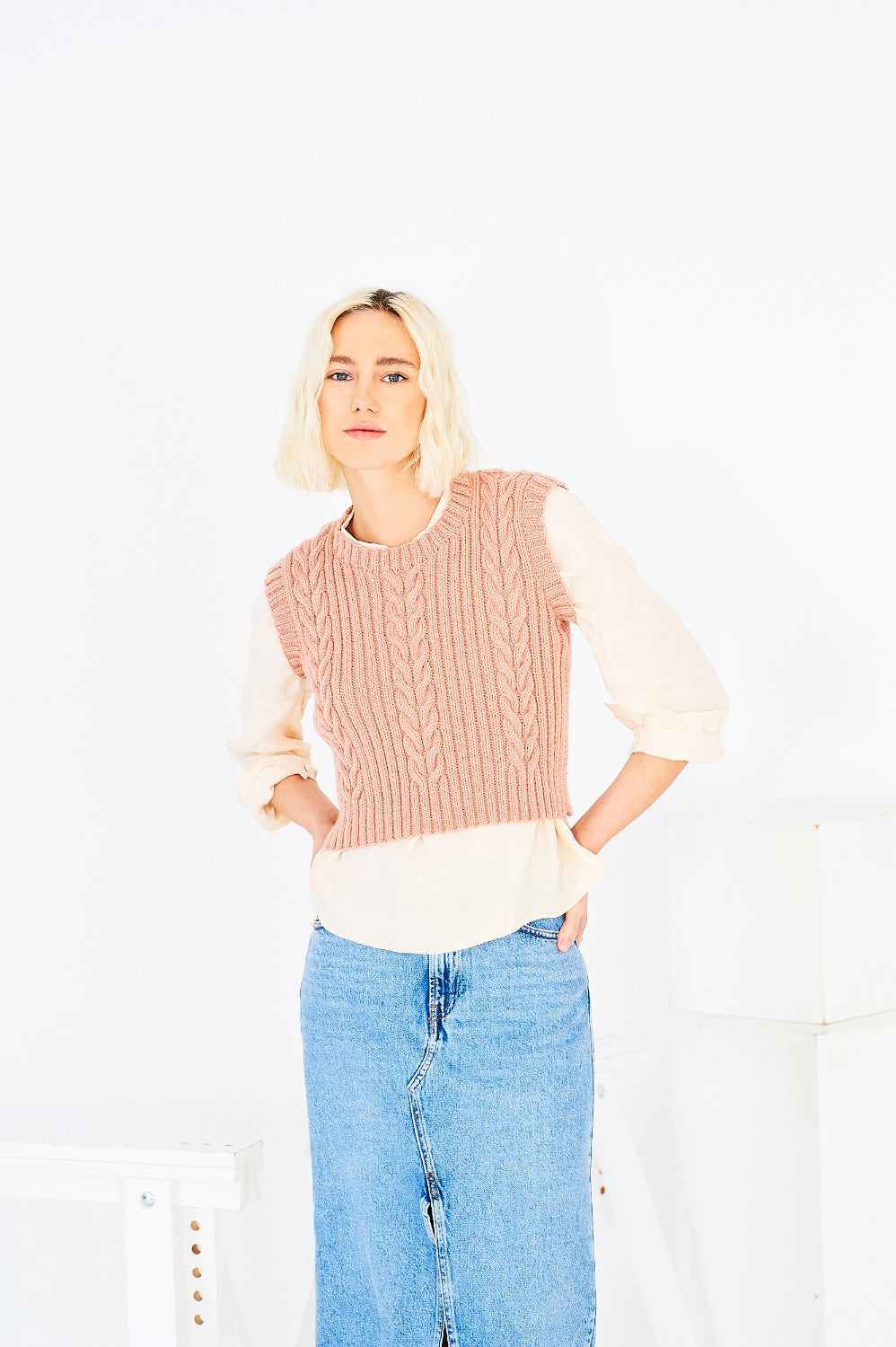 Stylecraft Special DK Sweater, Cardigan & Tank Pattern 10143