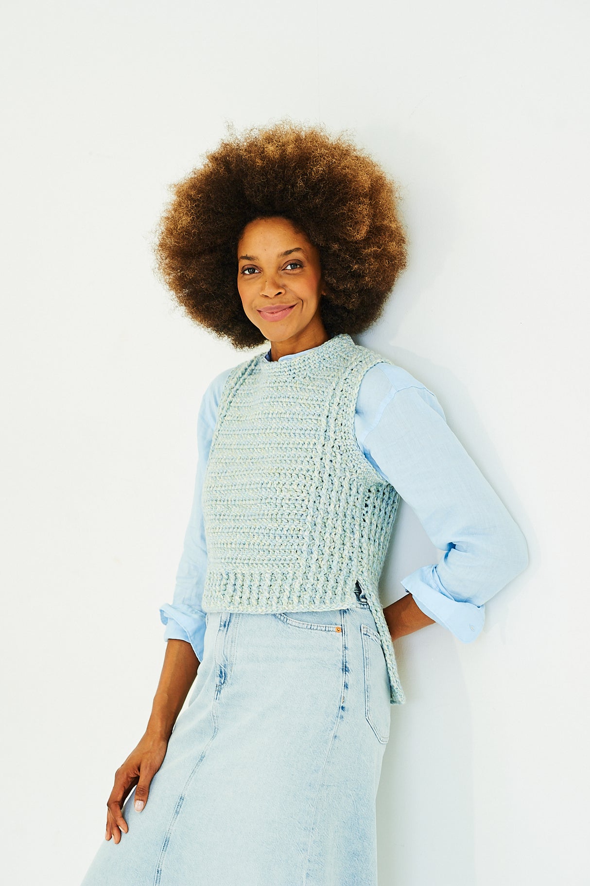 Stylecraft Serene/Grace Aran Tank Tops Crochet Pattern 10171