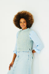 Stylecraft Serene/Grace Aran Tank Tops Crochet Pattern 10171