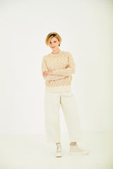 Stylecraft Serene/Grace Aran Sweaters Pattern 10174